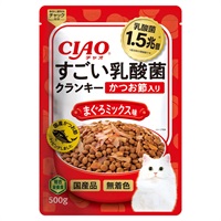 CIAO すごい乳酸菌 クランキー かつお節入り まぐろミックス味 500g