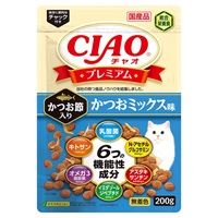 CIAO プレミアム かつお節入り かつおミックス味 200g チャオ いなばペットフード(200g)