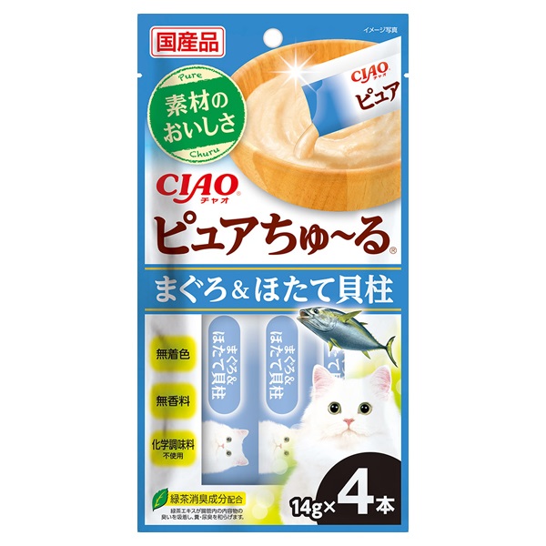 CIAO ピュアちゅ～る 14g×4本 チャオ いなばペットフード