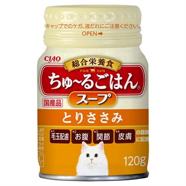 CIAO ちゅ～るごはん スープ とりささみ 120g チャオ いなばペット
