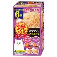 CIAO 焼ディナー 焼ささみバラエティ 50g×6袋 チャオ いなばペットフード(50g×6袋)