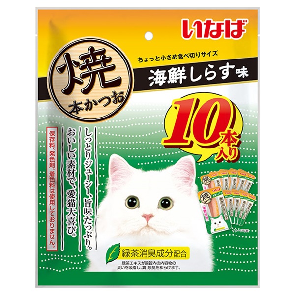 いなば 焼かつお・焼ささみ 高齢猫用 バラエティ 10本 いなばペット