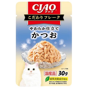 CIAO こだわり フレーク パウチ かつお 30g チャオ CIAO いなばペットフード