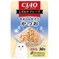 CIAO こだわり フレーク パウチ かつお 30g チャオ CIAO いなばペットフード(３０ｇ)