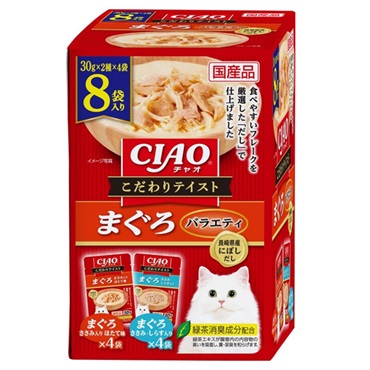 CIAO こだわり テイスト まぐろバラエティ 30g×8袋 チャオ いなばペットフード