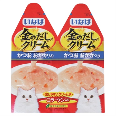 いなば 金のだし クリーム かつお おかか入り 60g いなばペットフード