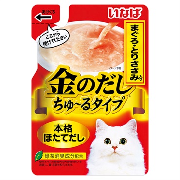 いなば 金のだし ちゅ～るタイプ まぐろ とりささみ入り 140g いなばペットフード