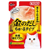 いなば 金のだし ちゅ～るタイプ まぐろ とりささみ入り 140g いなばペットフード(140g)