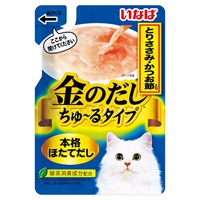 いなば 金のだし ちゅ～るタイプ とりささみ かつお節入り 140g いなばペットフード(140g)