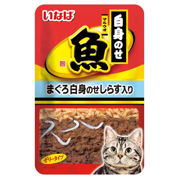 いなば マルウオ まぐろ白身のせ しらす入り 40g いなばペットフード