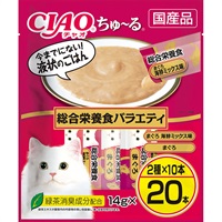 CIAO(チャオ) ちゅ～る　いなばペットフード(総合栄養食バラエティ（まぐろ海鮮ミックス・まぐろ）)