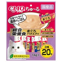 CIAO ちゅ～る 総合栄養食 まぐろバラエティ 14g×20本 チャオ いなばペットフード(14g×20本)