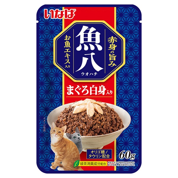 いなば 魚八 パウチ まぐろ白身入り 60g いなばペットフード | イオン