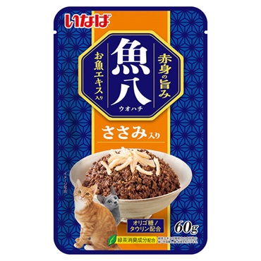 いなば 魚八 パウチ ささみ入り 60g いなばペットフード