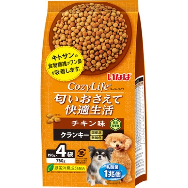 Cozy Life コージーライフ クランキー 190g×4袋 チャオ CIAO いなば