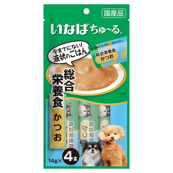 いなば ちゅ～る 総合栄養食 かつお 14g×4本 いなばペットフード(14g×4本)