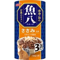 いなば 魚八 まぐろ白身入り 160g×3缶 いなばペットフード(ささみ入り)