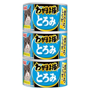 いなば わがまま猫 とろみ まぐろ しらす入り 140g×3缶 いなばペットフード