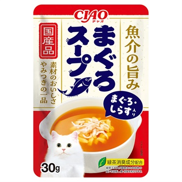 CIAO スープ まぐろスープ まぐろ・しらす入り 30g チャオ いなばペットフード