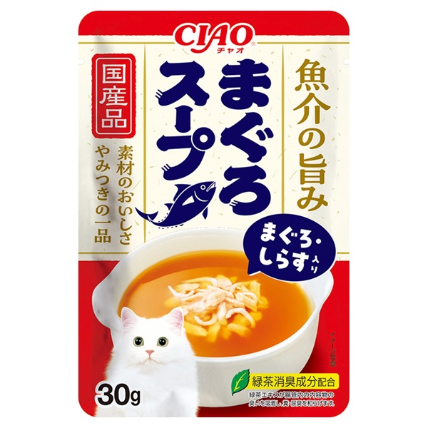 CIAO スープ まぐろスープ まぐろ・しらす入り 30g チャオ いなばペットフード(30g)