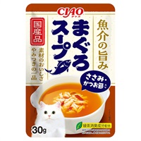 CIAO スープ まぐろスープ ささみ・かつお節入り 30g チャオ いなばペットフード(30g)