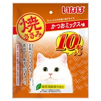 いなば 焼ささみ かつおミックス味 10本 いなばペットフード(10本)