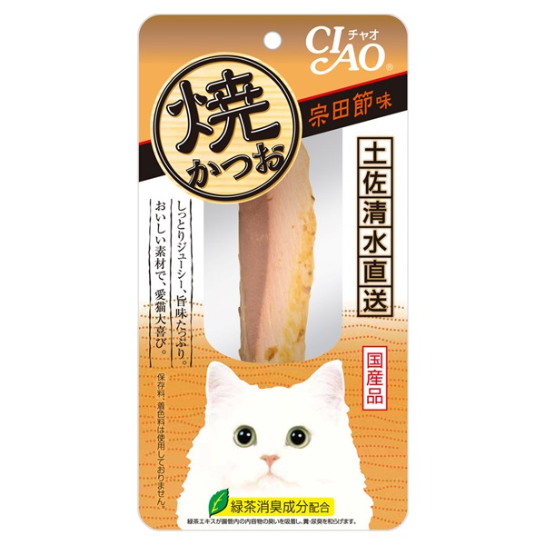 CIAO 焼かつお 宗田節味 1本 チャオ いなばペットフード(1本)