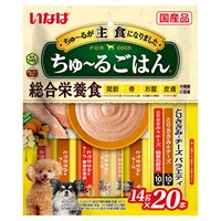 いなば ちゅ～るごはん とりささみ・チーズバラエティ 14g×20本 いなばペットフード(14g×20本)