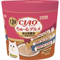 ＣＩＡＯちゅーるグルメ１４ｇｘ１２０本(総合栄養食まぐろ海鮮バラエティ)