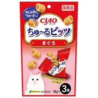 CIAO ちゅ～る ビッツ まぐろ 12g×3袋 チャオ CIAO いなばペットフード(3袋)