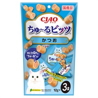 CIAO ちゅ～るビッツ かつお 12g×3袋 チャオ いなばペットフード(12g×3袋)