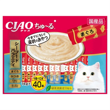 CIAO ちゅ～る シーフードバラエティ 14g×40本 チャオ いなばペットフード