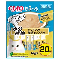 CIAO ちゅ～る 水分補給 とりささみ 海鮮ミックス味 14g×20本 チャオ いなばペットフード(14g×20本)