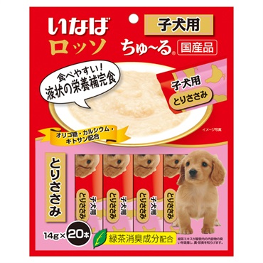 いなば ロッソちゅ～る 子犬用 とりささみ 14g×20本 いなばペットフード