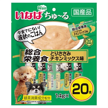 いなば ちゅ～る 総合栄養食 とりささみ チキンミックス味 14g×20本 いなばペットフード