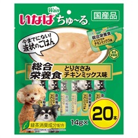 いなば ちゅ～る 総合栄養食 とりささみ チキンミックス味 14g×20本 いなばペットフード(14g×20本)