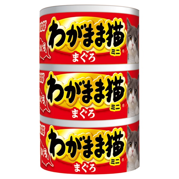 いなば わがまま猫 まぐろミニ まぐろ 60g×3缶 いなばペットフード(60g×3缶)