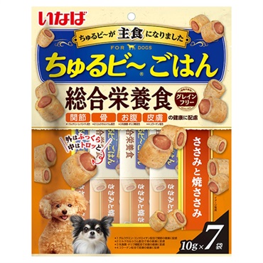 いなば ちゅるビ～ごはん ささみと焼ささみ 10g×7袋 いなばペットフード
