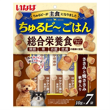 いなば ちゅるビ～ごはん ささみと焼ささみ 軟骨入り 10g×7袋 いなばペットフード