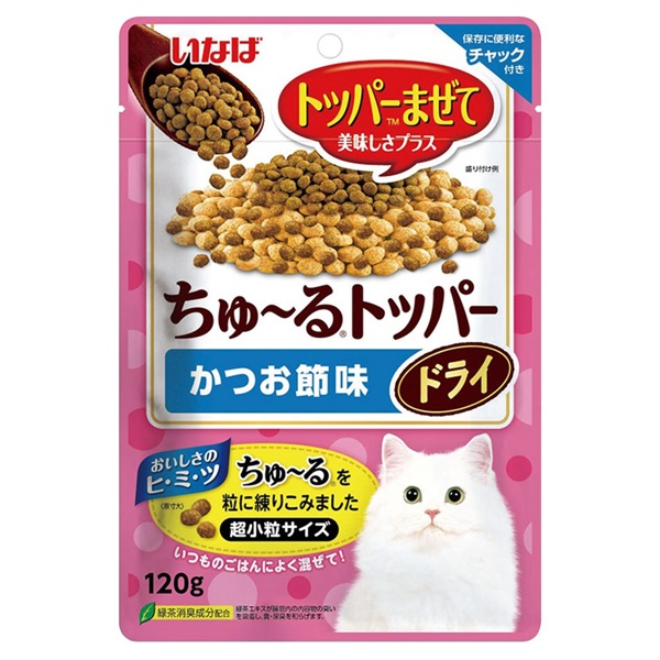 いなば ちゅ～るトッパードライ かつお節味 120g いなばペットフード(120g)