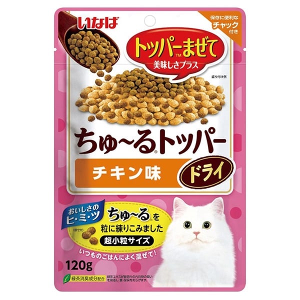 いなば ちゅ～るトッパードライ チキン味 120g いなばペットフード(120g)