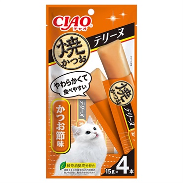CIAO 焼かつおテリーヌ 15g×4本 チャオ いなばペットフード