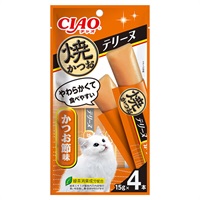CIAO 焼かつおテリーヌ 15g×4本 チャオ いなばペットフード(かつお節味)