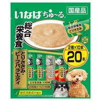 いなば ちゅ～る 総合栄養食 とりささみ・ビーフバラエティ 14g×20本 いなばペットフード(14g×20本)