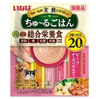 いなば ちゅ～るごはん ビーフ・チーズバラエティ 14g×20本 いなばペットフード(14g×20本)