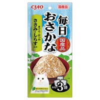 CIAO 毎日おさかな 60g×3袋 チャオ いなばペットフード(まぐろ・かつお/ささみ・しらす入り)