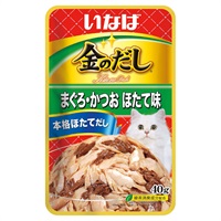 いなば 金のだし まぐろ・かつお ほたて味 40g いなばペットフード(40g)
