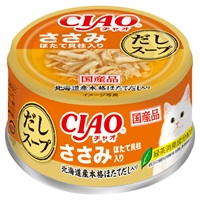 CIAO だしスープ ささみ ほたて貝柱入り 75g チャオ いなばペットフード(75g)