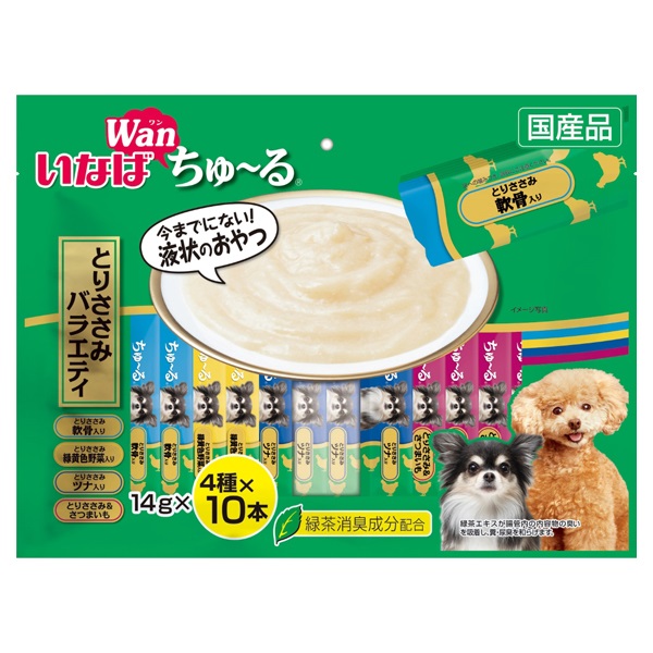 いなば ちゅ～る とりささみバラエティ 14g×40本 いなばペットフード