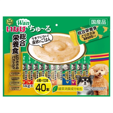 いなば ちゅ～る 総合栄養食 とりささみバラエティ 14g×40本 いなばペットフード